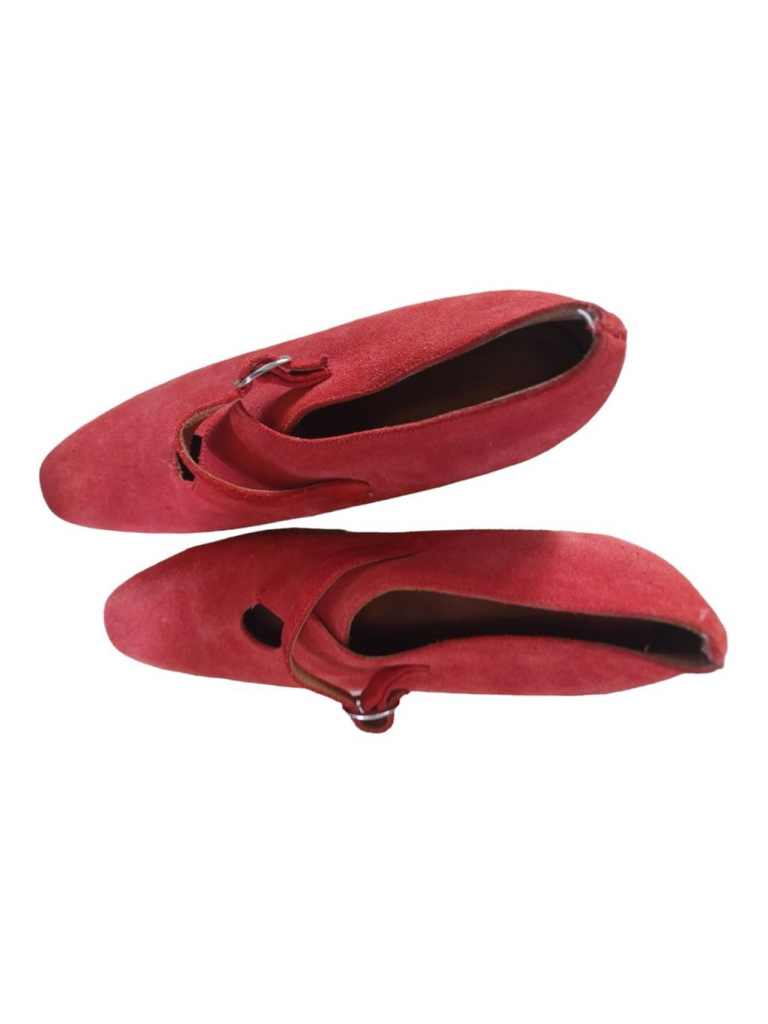The Palatines Anthropologie Suede Pumps 8